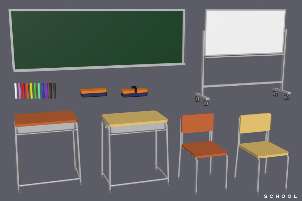 【3Dモデル】Extreme Lowpoly Pack【Blender / Unity】