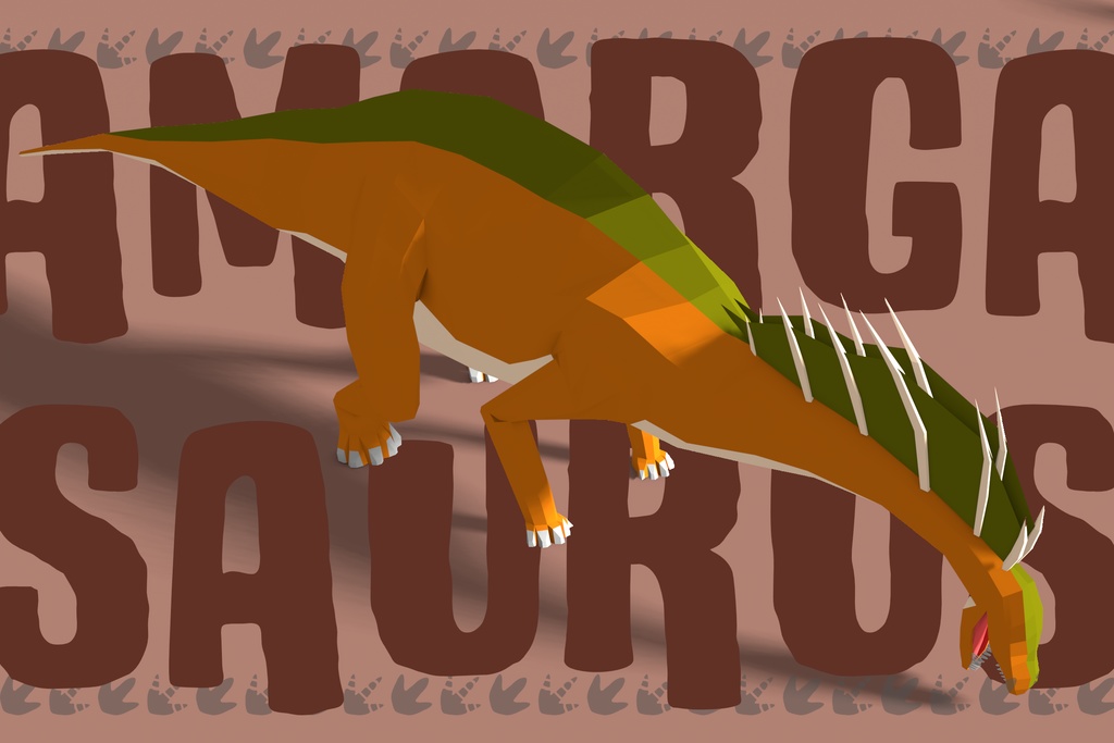 【3Dモデル】Low Poly Dinosaurs : Animated【Blender / Unity】