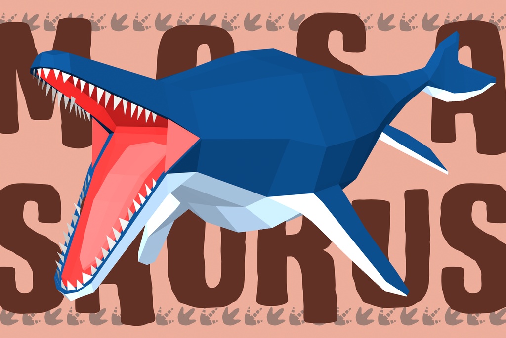 【3Dモデル】Low Poly Dinosaurs : Animated【Blender / Unity】