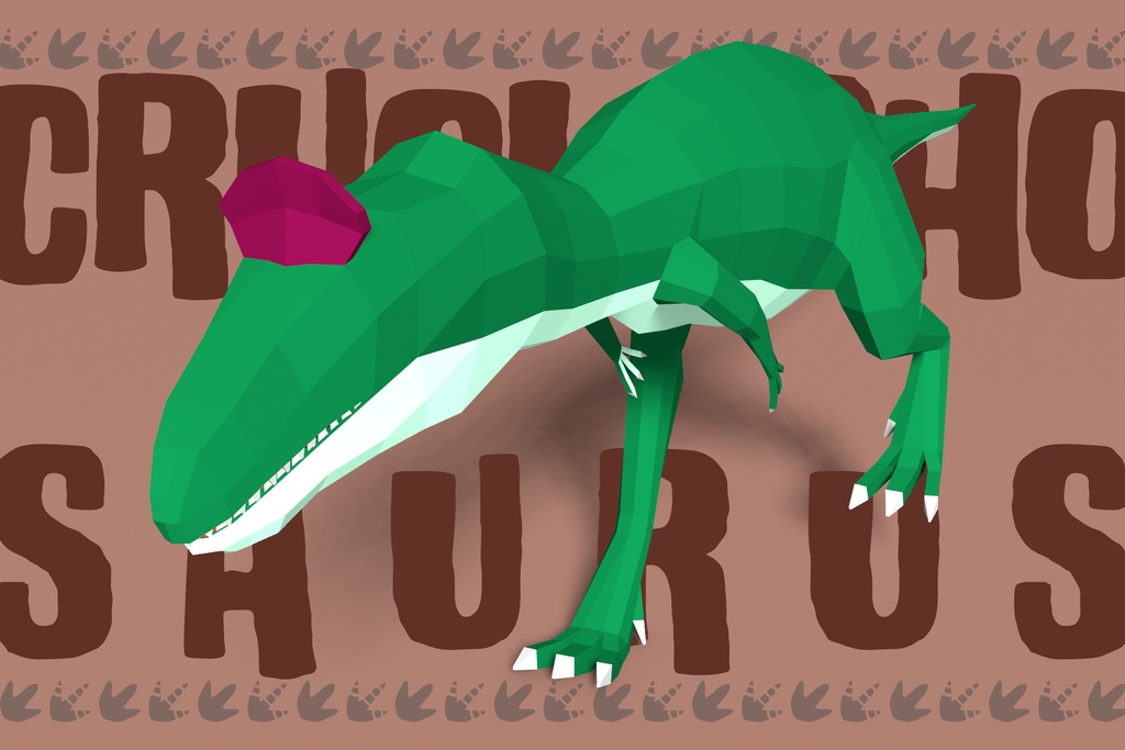 【3Dモデル】Low Poly Dinosaurs : Animated【Blender / Unity】