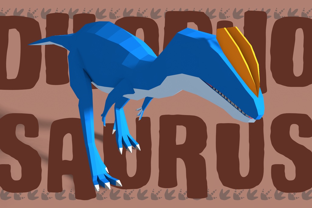 【3Dモデル】Low Poly Dinosaurs : Animated【Blender / Unity】