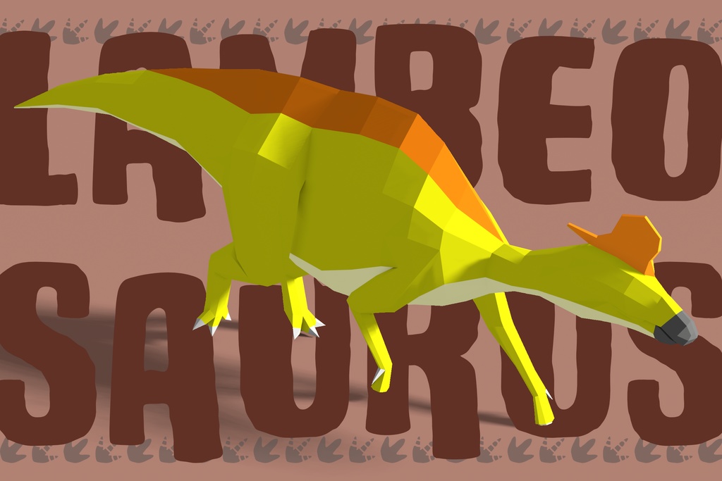 【3Dモデル】Low Poly Dinosaurs : Animated【Blender / Unity】