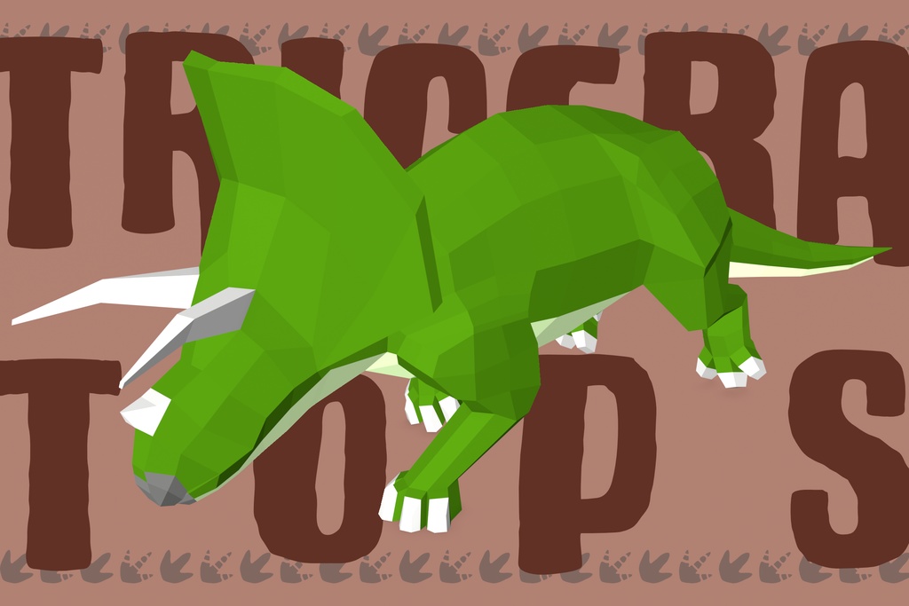 【3Dモデル】Low Poly Dinosaurs : Animated【Blender / Unity】