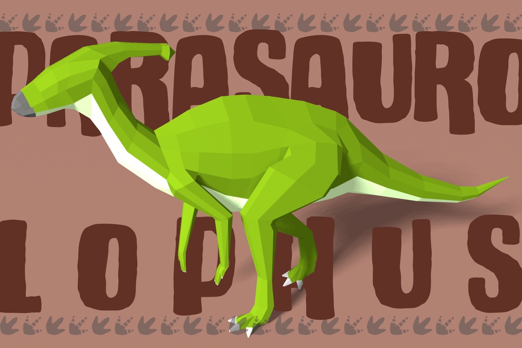 【3Dモデル】Low Poly Dinosaurs : Animated【Blender / Unity】