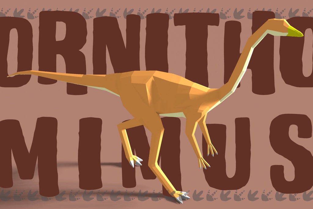 【3Dモデル】Low Poly Dinosaurs : Animated【Blender / Unity】
