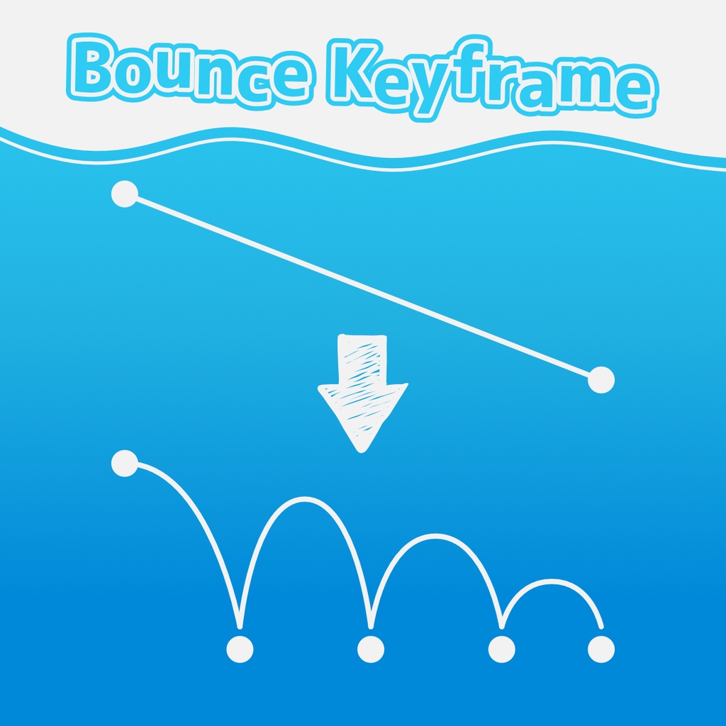 Bounce Keyframe【Blenderアドオン】