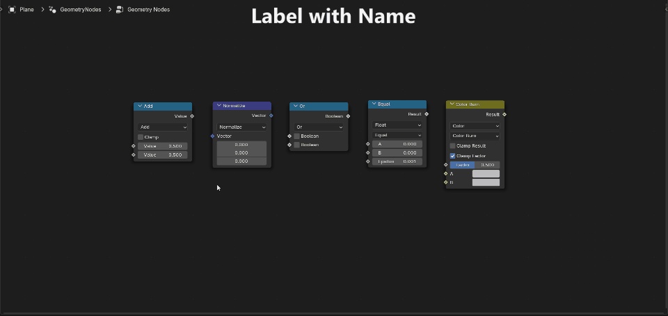 Node Utilities【Blenderアドオン】