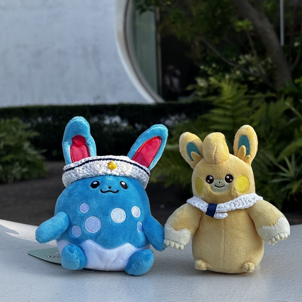 <けもみみぬい用>マリン帽&セーラー襟セット 10cmぬい にじぱぺ にじたうん