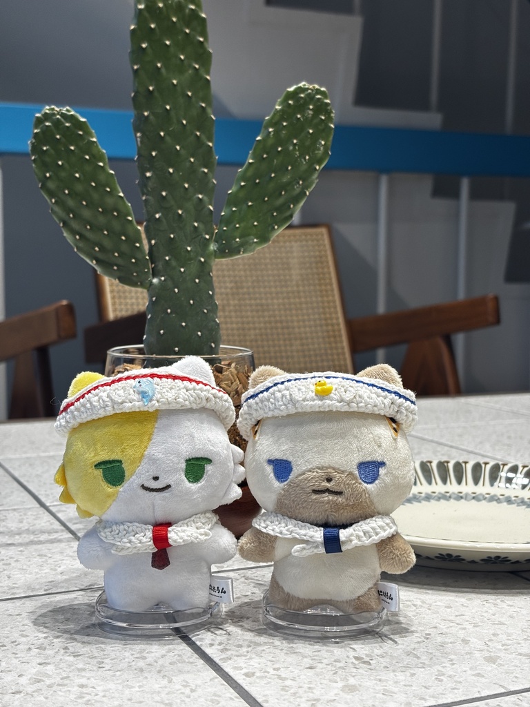<けもみみぬい用>マリン帽&セーラー襟セット 10cmぬい にじぱぺ にじたうん