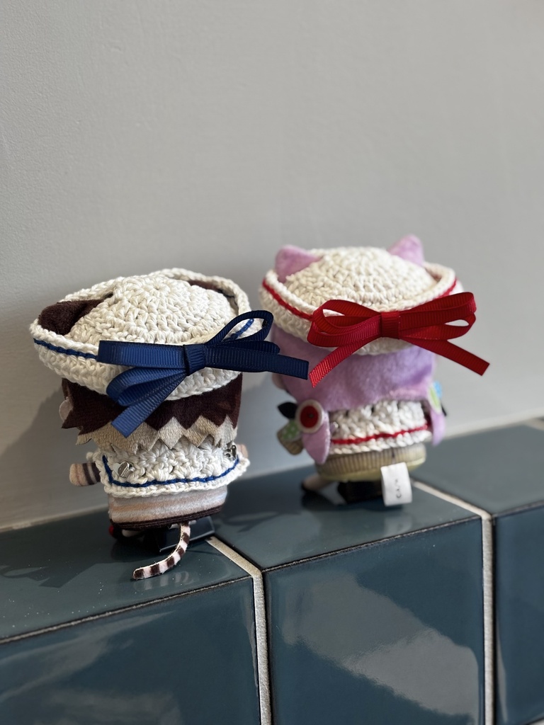 <けもみみぬい用>マリン帽&セーラー襟セット 10cmぬい にじぱぺ にじたうん