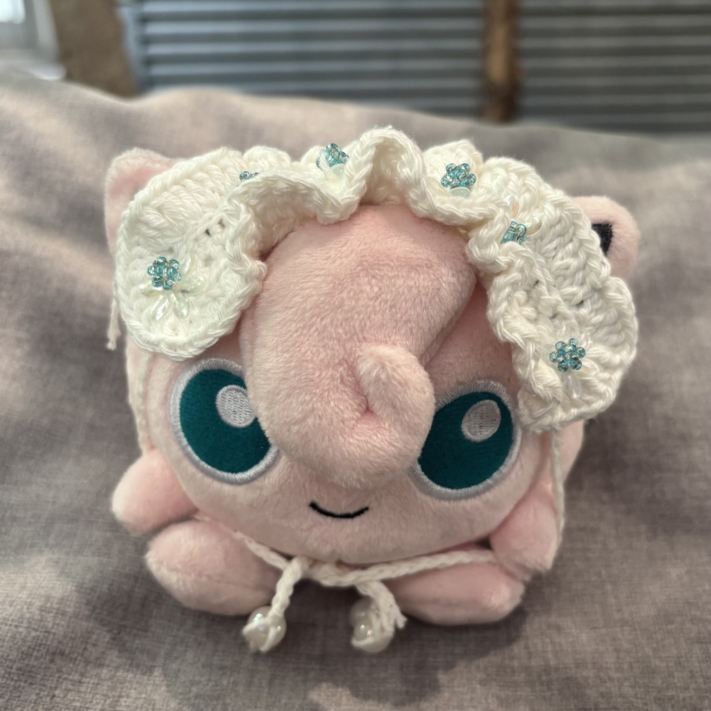 スパンビーズヘッドドレス 10〜12cmぬい