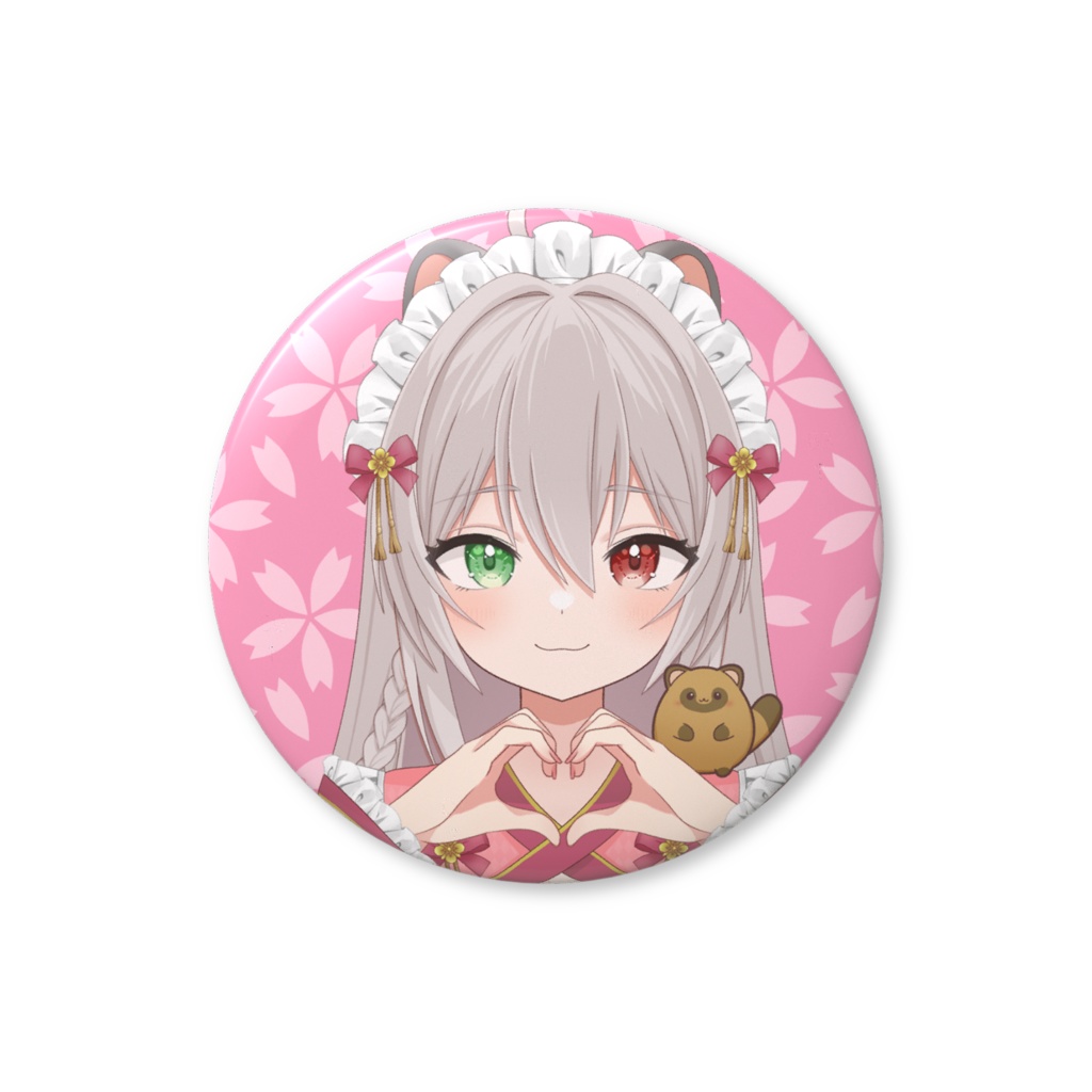 【常設販売】Live2D記念缶バッジ🌸