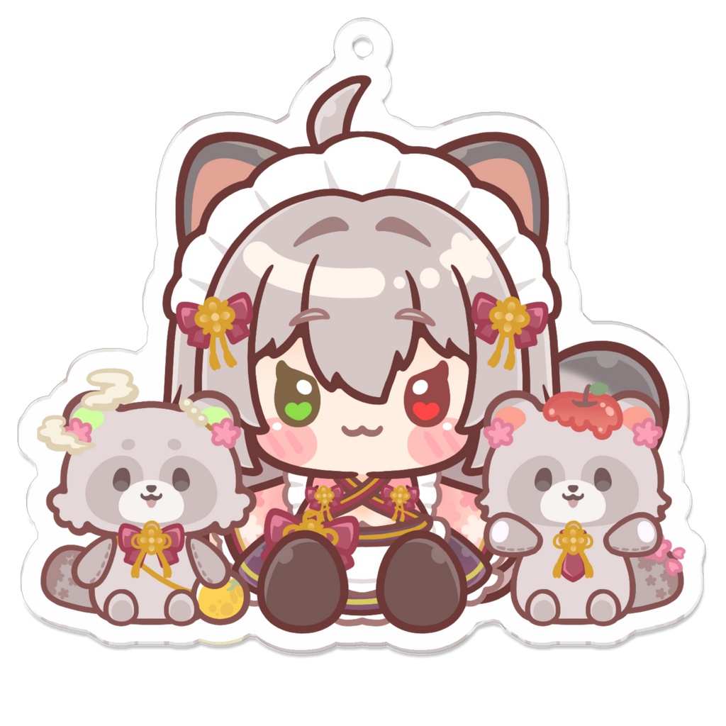【常設販売】ムジナーと一緒アクキー②