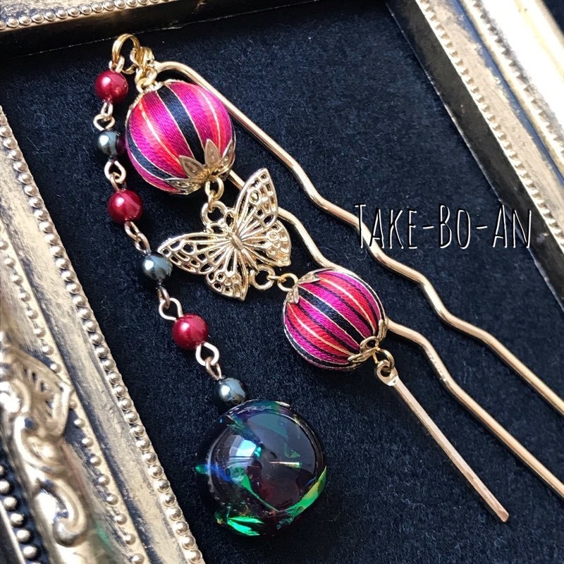 真夜中の仮面舞踏会 かんざし