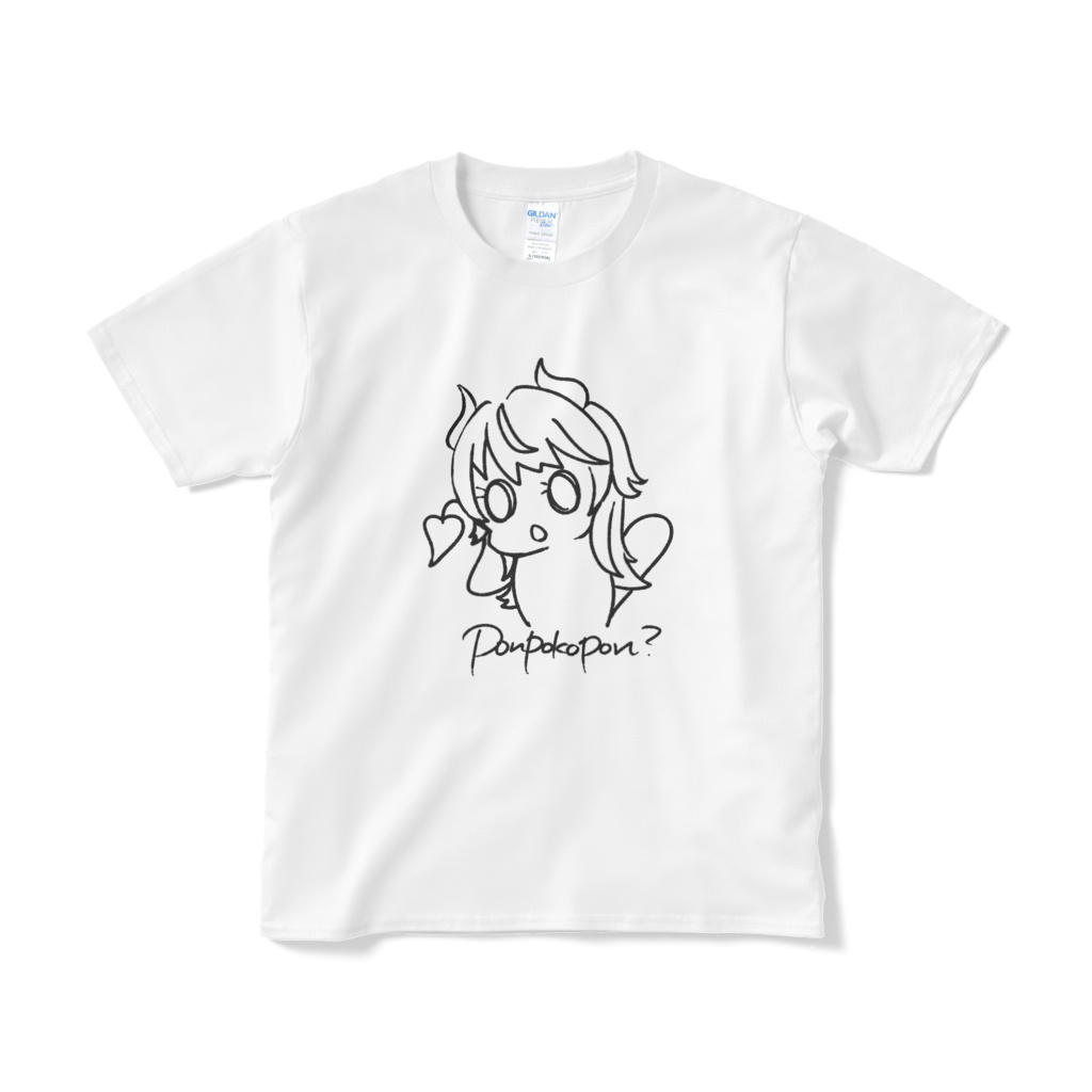 2周年&12/21ライブ記念 Tシャツ(リリィ作) 白