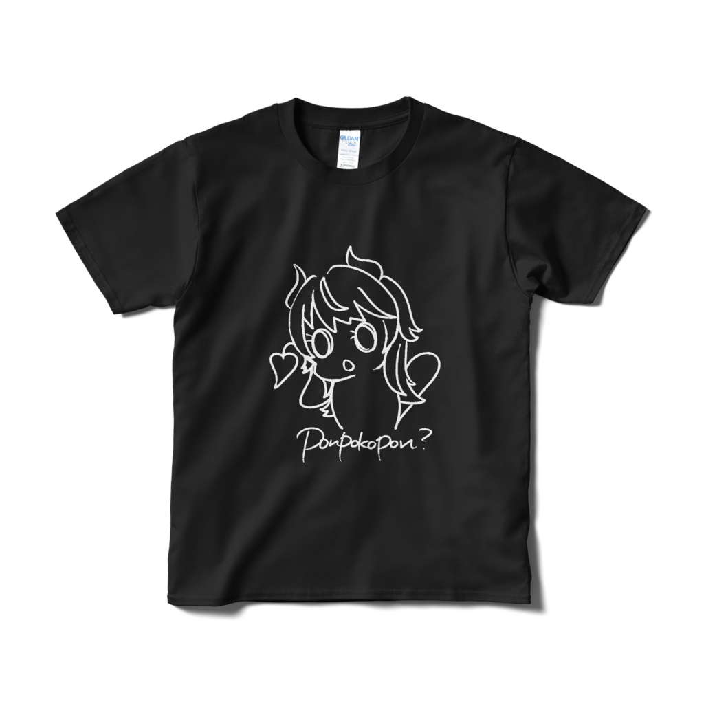 2周年＆12/21ライブ記念　Tシャツ(リリィ作)　黒