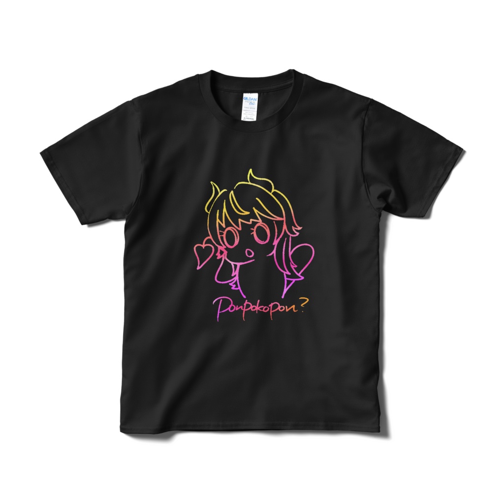 2周年&12/21ライブ記念 Tシャツ(リリィ作) ネオン