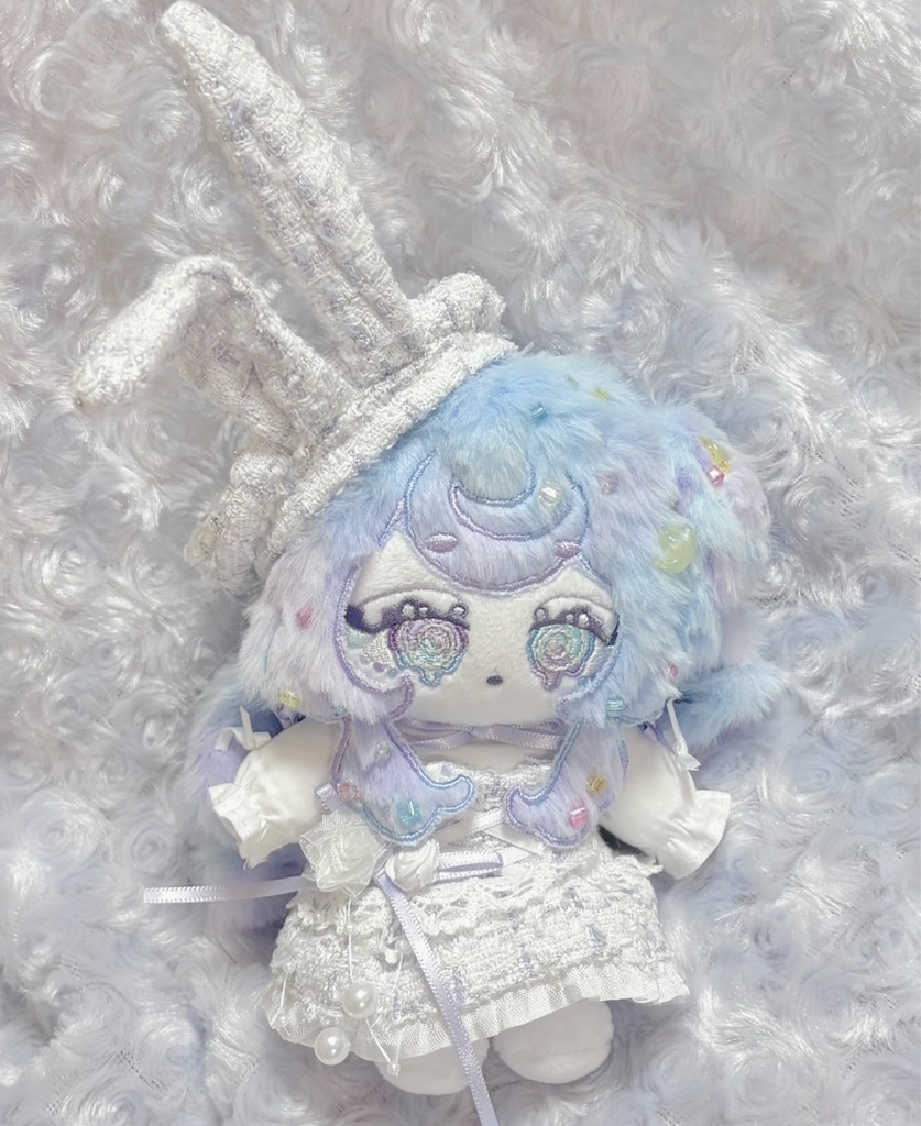 白うさぎのワンピースセット 15cm