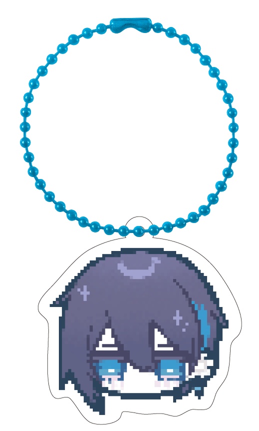 黛灰 ドット絵アクリルキーホルダー【非公式】