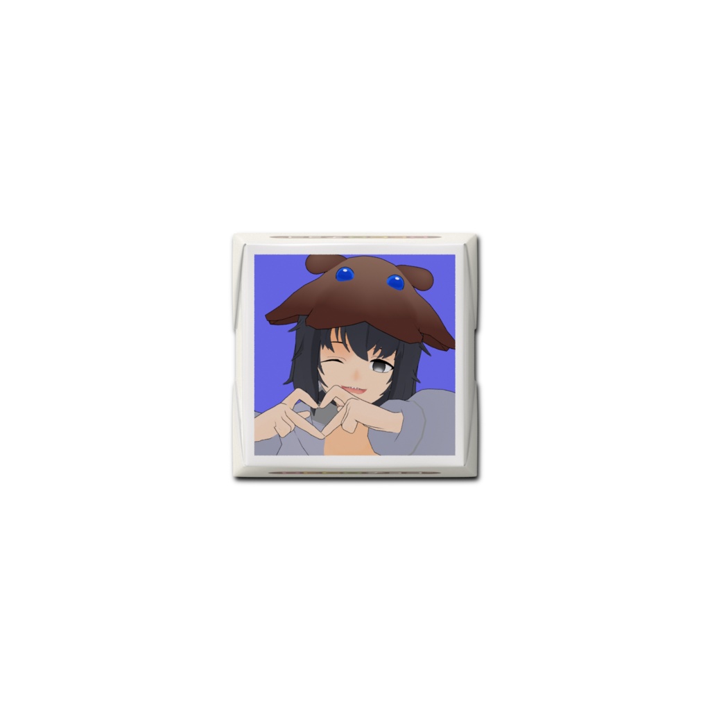 るけ族アイコン風DECOチョコ