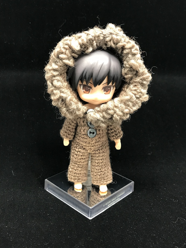 手編みのくま耳着ぐるみスーツ