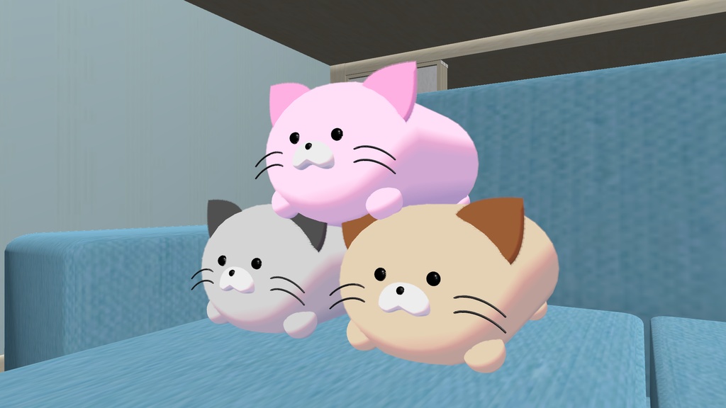 【VRChat】ねこクッション
