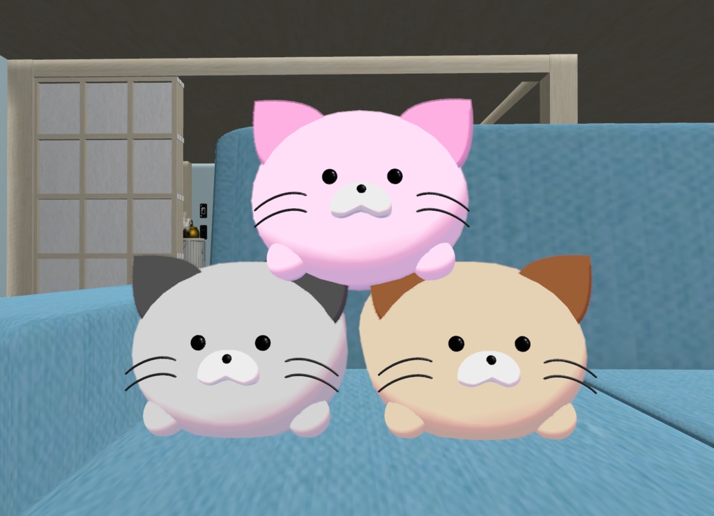 【VRChat】ねこクッション