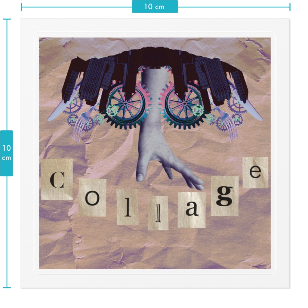 collage ステッカー