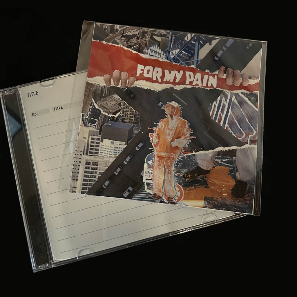 「for my pain」CD　オリジナルコラージュカバーエディション