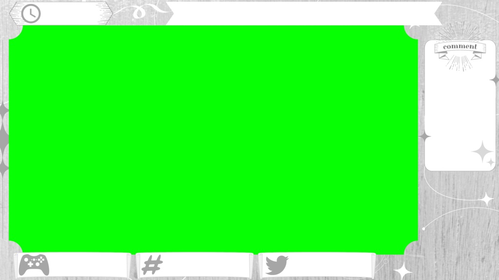 無料 動く配信画面セット