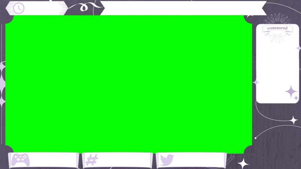 無料 動く配信画面セット