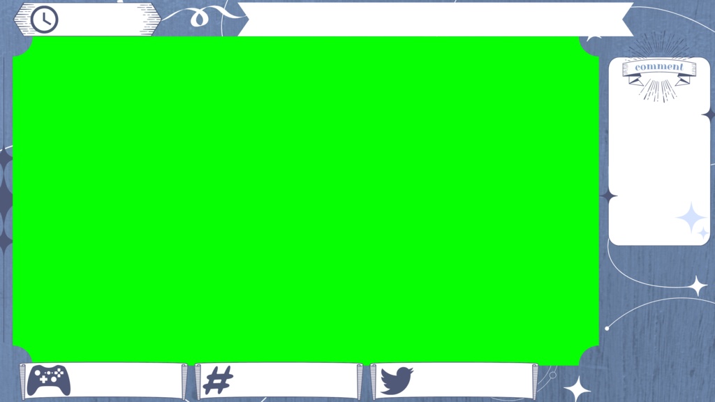 無料 動く配信画面セット