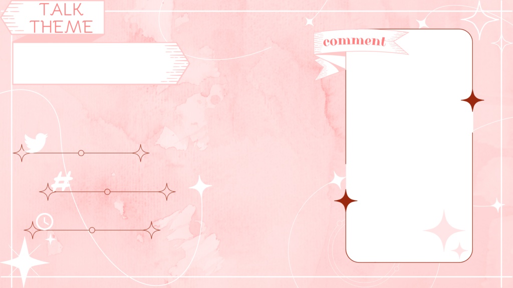 無料 動く配信画面セット