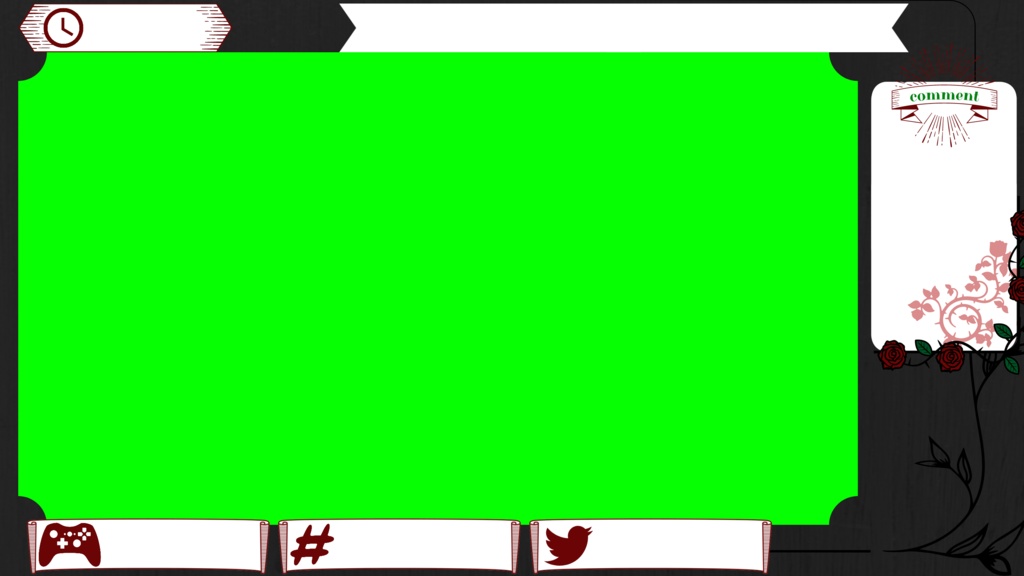 無料 動く配信画面セット
