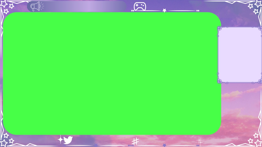 無料 動く配信画面セット