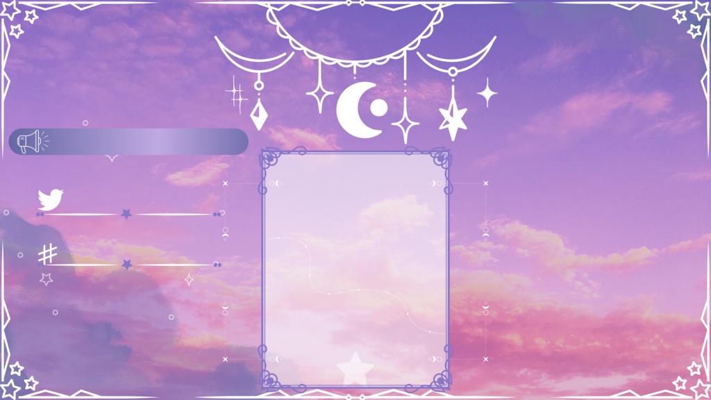 無料 動く配信画面セット