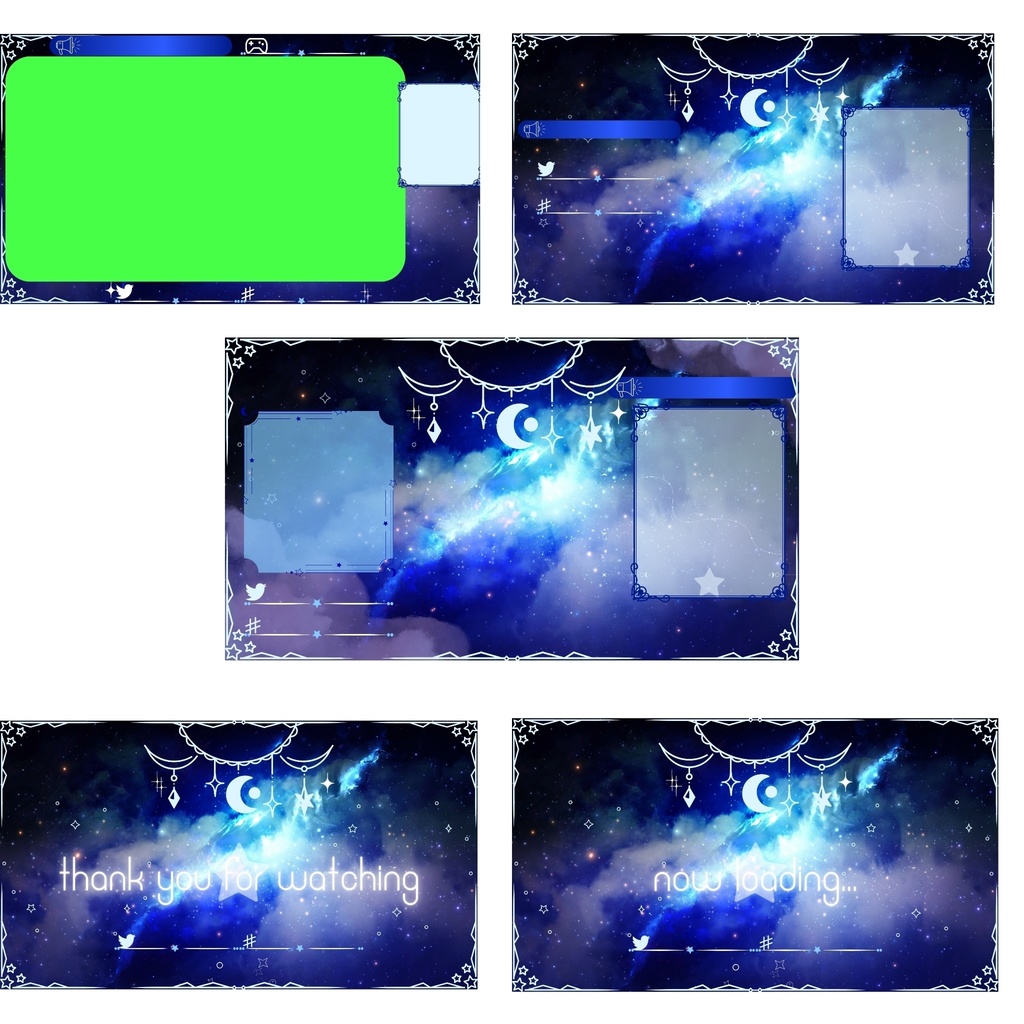 無料 動く配信画面セット