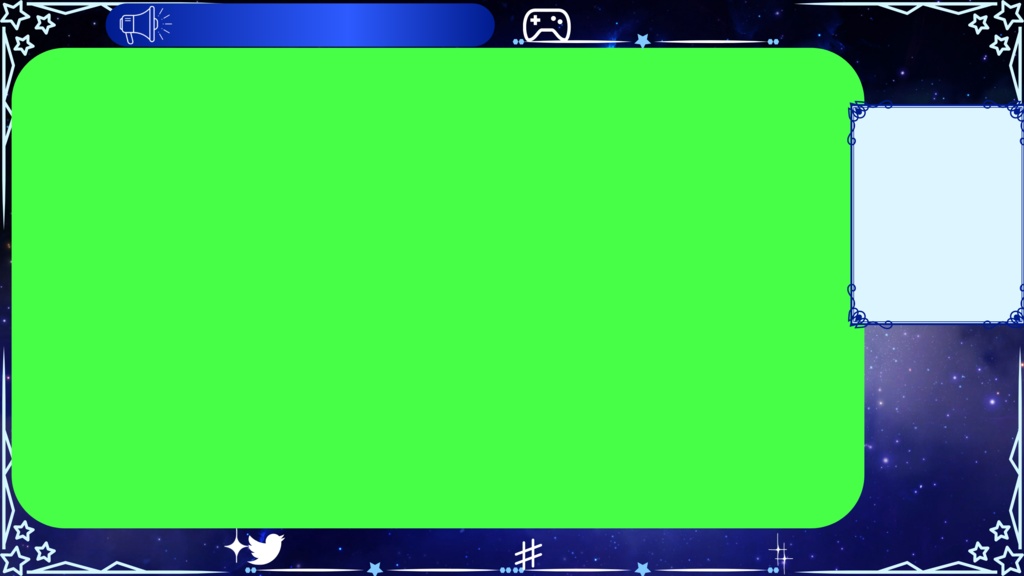 無料 動く配信画面セット