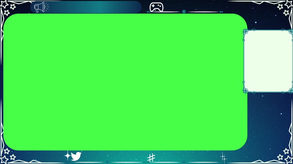 無料 動く配信画面セット