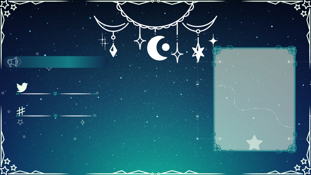 無料 動く配信画面セット