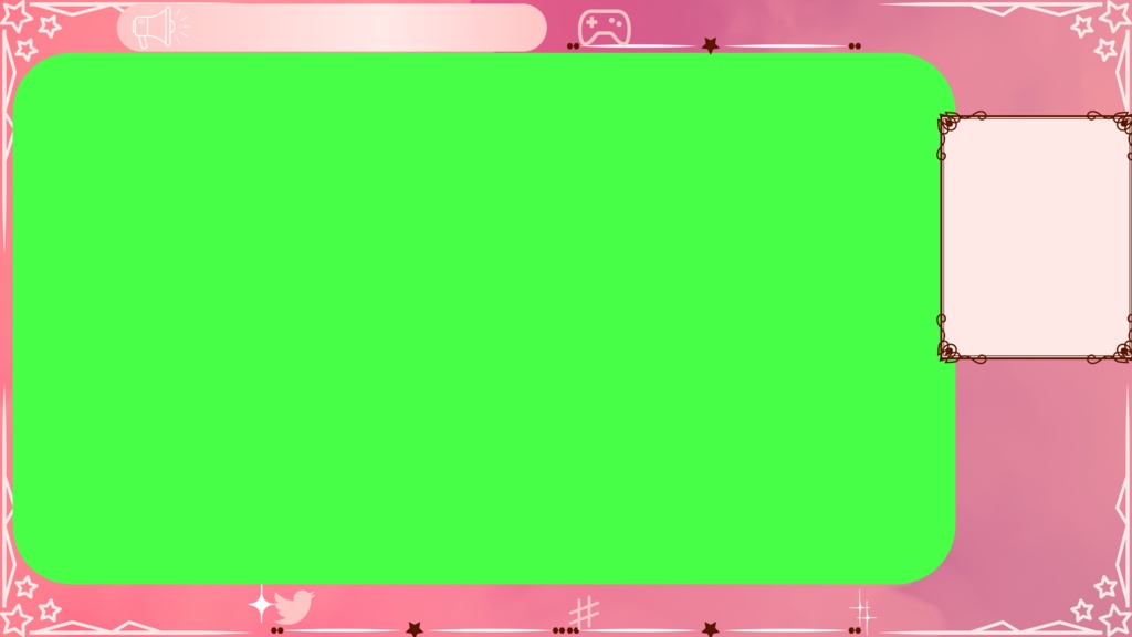 無料 動く配信画面セット