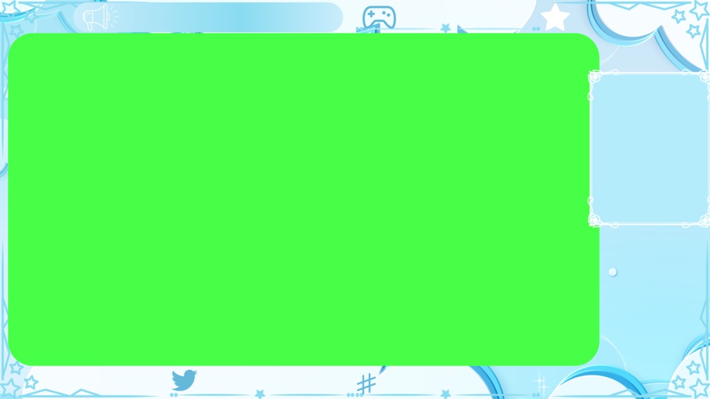 無料 動く配信画面セット