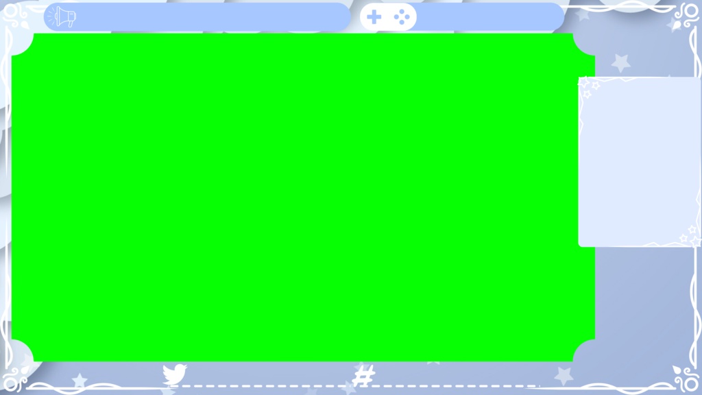 無料 動く配信画面セット