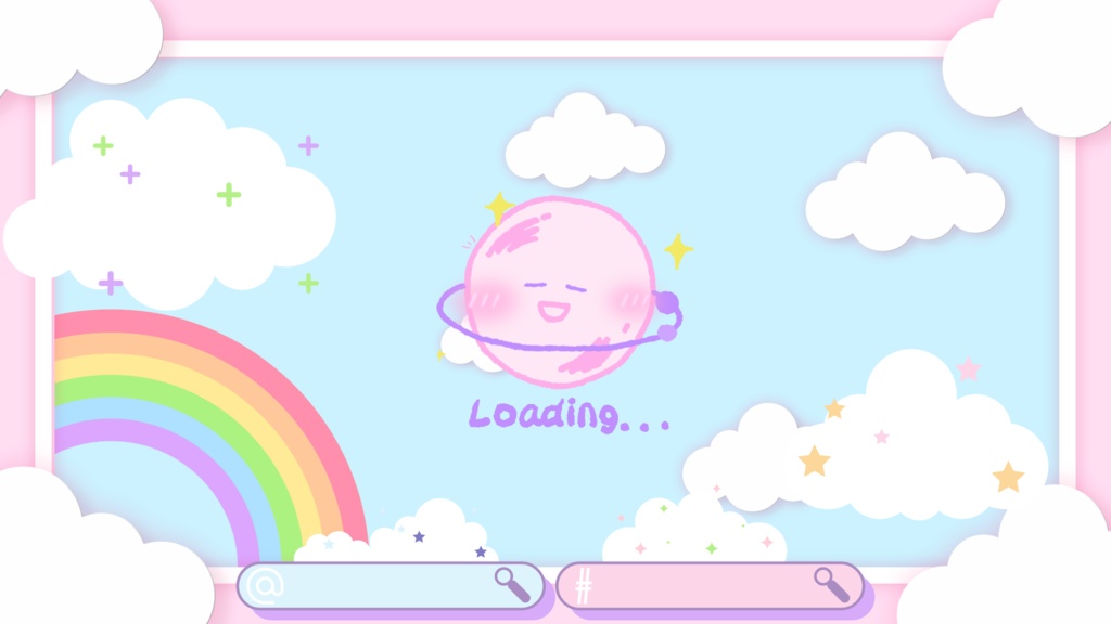 無料 動く配信画面セット