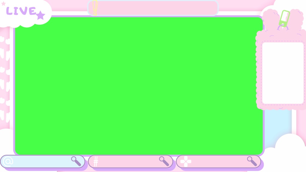 無料 動く配信画面セット