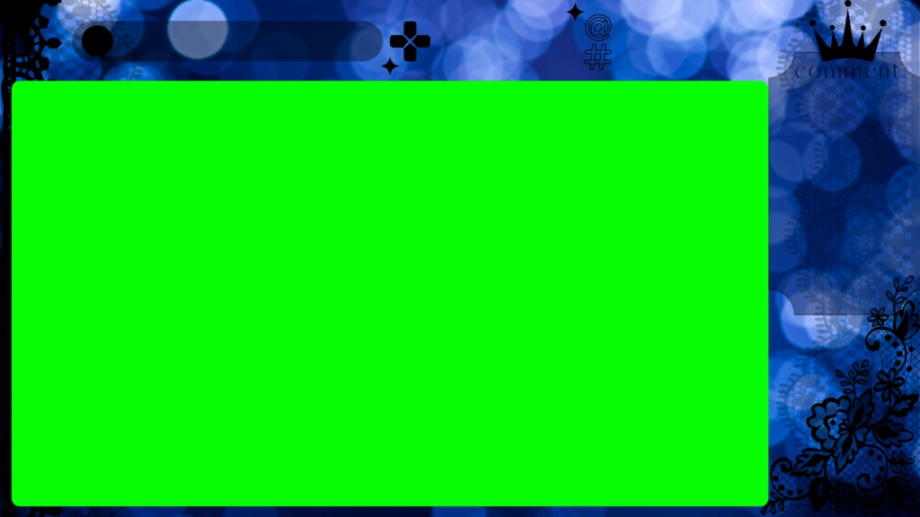 無料 動く配信画面セット