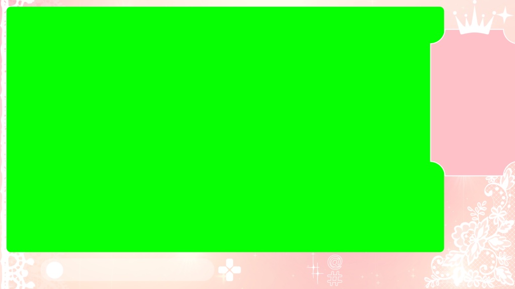 無料 動く配信画面セット