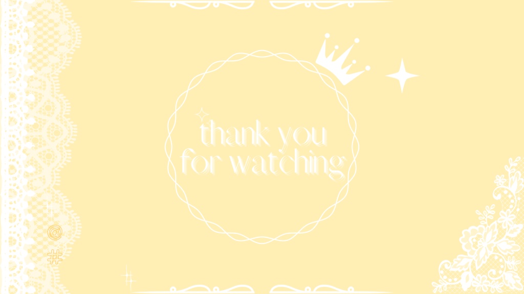 6色×6種 動く配信画面セット