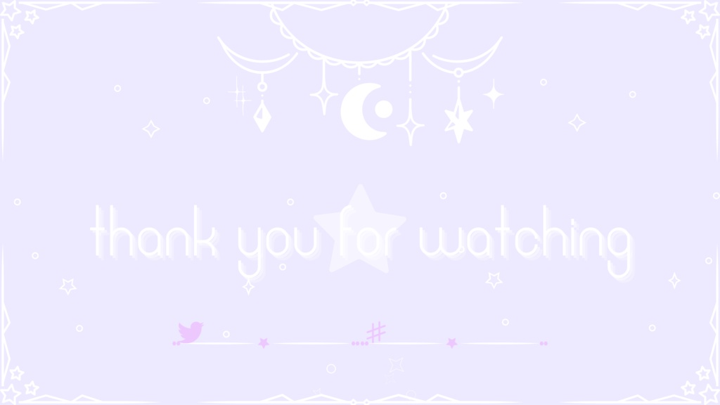 6色×6種 動く配信画面セット