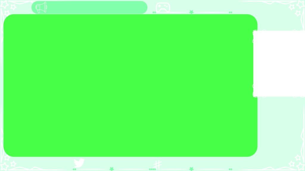 6色×6種 動く配信画面セット